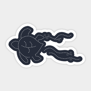 Honu Sashiko Sticker